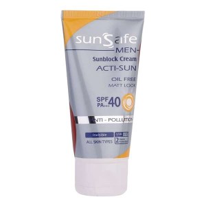 سان سیف کرم ضدآفتاب آقایان SPF40OIL FREE