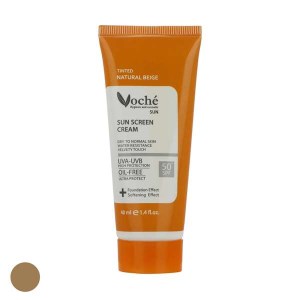 کرم ضد آفتاب رنگی وچه مدل Light Beige با SPF 50 مناسب پوست خشک و نرمال حجم 40 میل