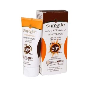 سان سیف کرم ضدآفتاب روشن کننده spf50بژروشن