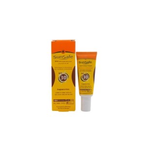 سان سیف کرم ضدآفتاب پوست حساس spf50 بژطبیعی