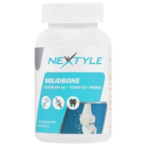 نکستایل کلسیم 600 میلی گرم+ ویتامین د +مینرال 60 قوطی، کارن
