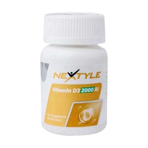 نکستایل ویتامین د3 2000 واحد 60 قوطی