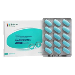نیچرز پلنتی منیزیم + ویتامین ب 6 15*2 نیچرز پلنتی منیزیم + ویتامین ب 6 15*2